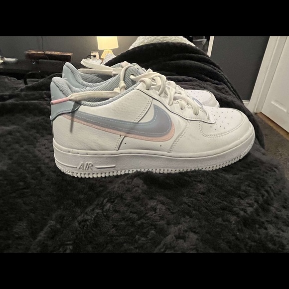 air force 1 gs double swoosh